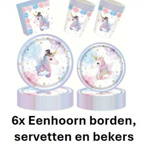 Kinderfeestpakket Eenhoorn